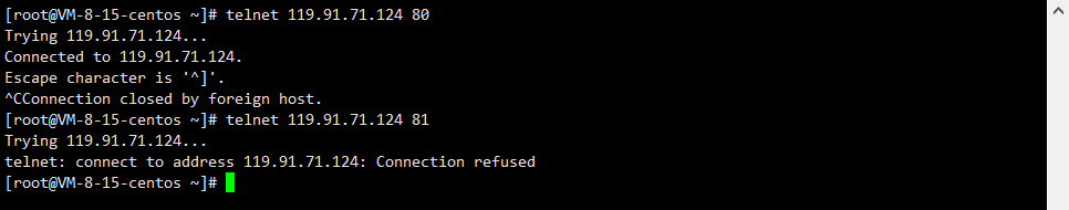 网络管理命令telnet详解