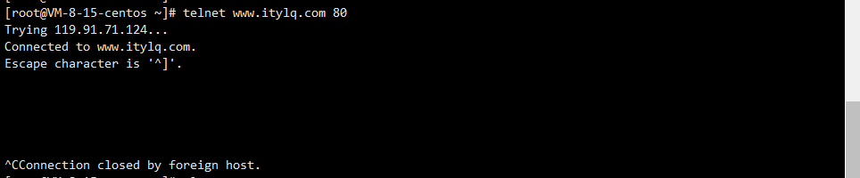 网络管理命令telnet详解
