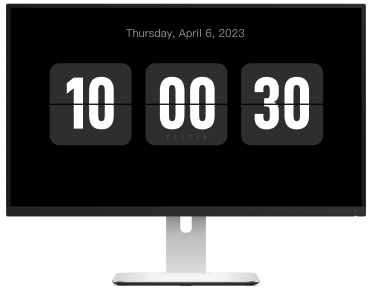 翻页时钟：FliTik-Setup 安装版 #一款支持语音报时的高颜值桌面时钟